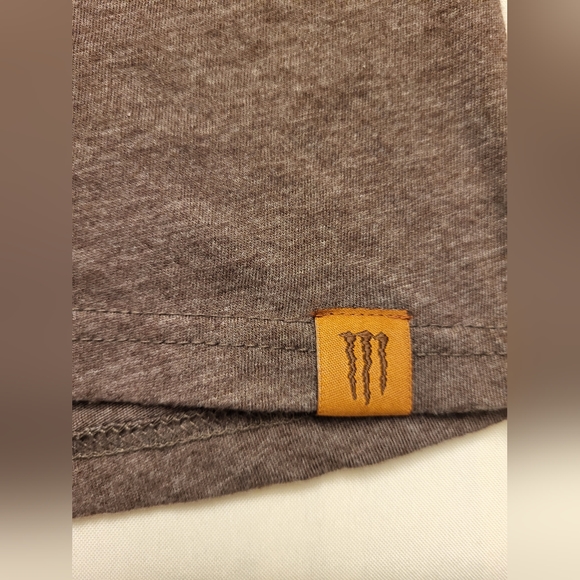 Men's Java Monster Drinks Long-sleeved henley Shirt XXL good condition - Picture 3 of 6